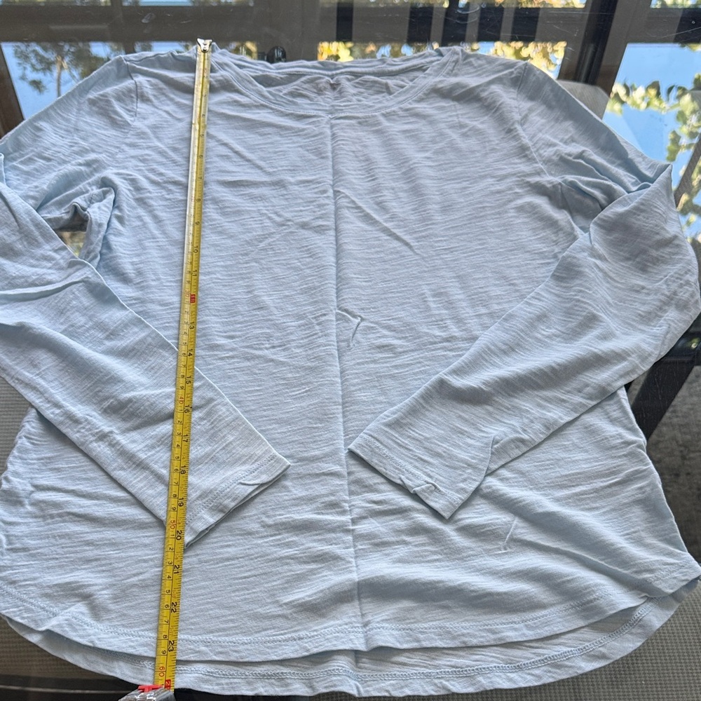 Old Navy Women's Light Blue Long Sleeve Top